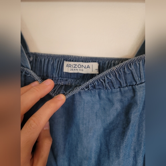 Arizona Jean Co Blue Dress Size M 100% cotton - Picture 4 of 10